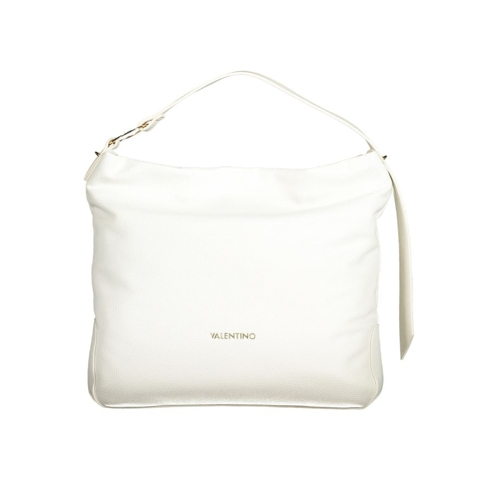 White Polyethylene Women Handbag