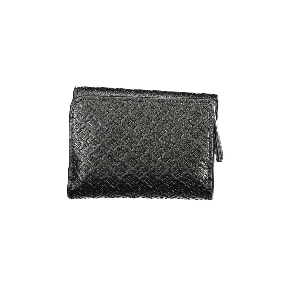 Black Polyurethane Women Wallet