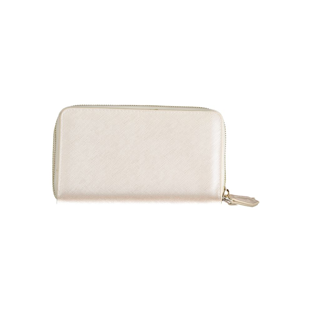 Brown Polyethylene Women Wallet
