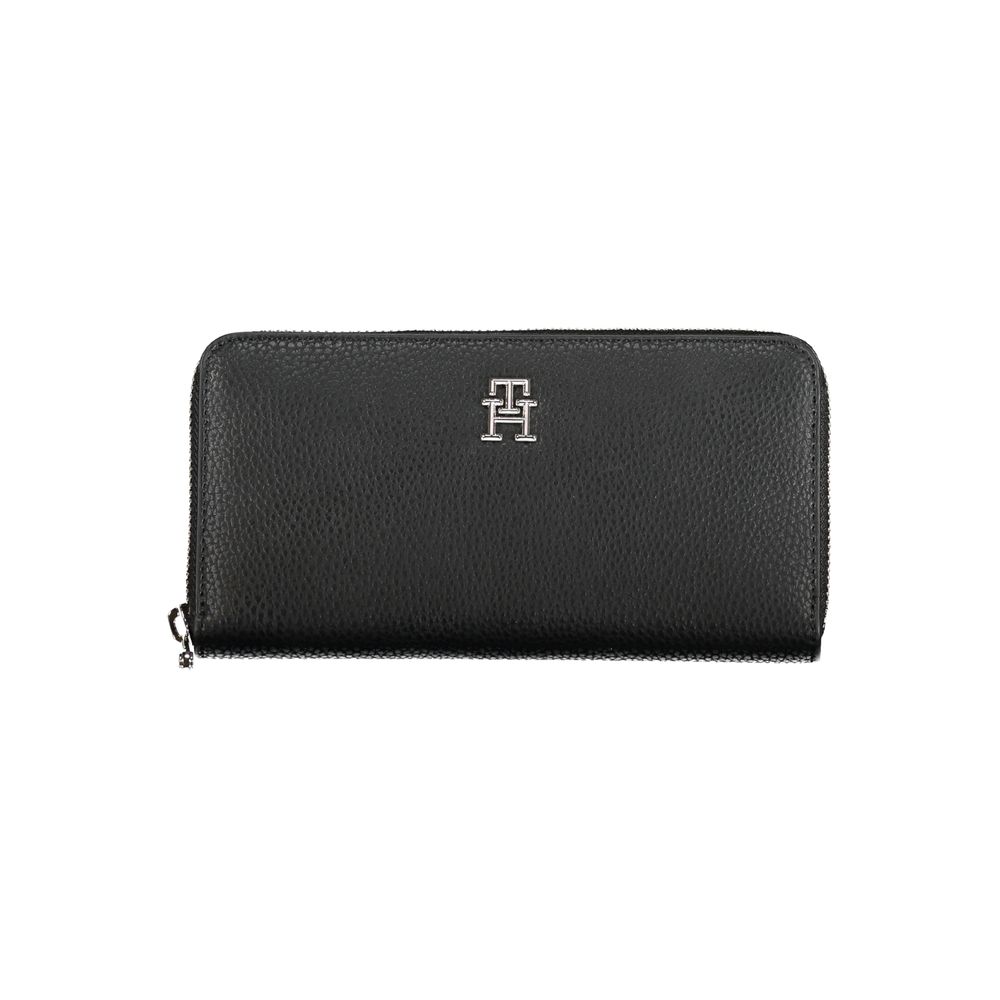 Nero Poliuretano Women Wallet