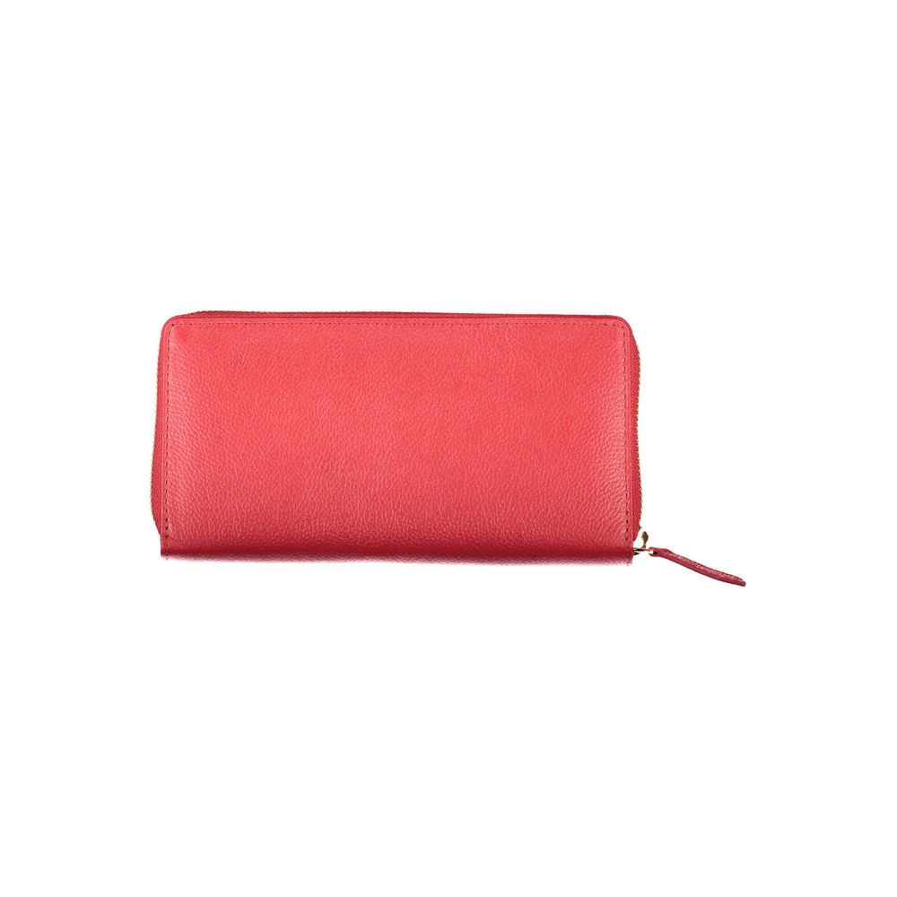 Rosso Polyurethane Women Wallet