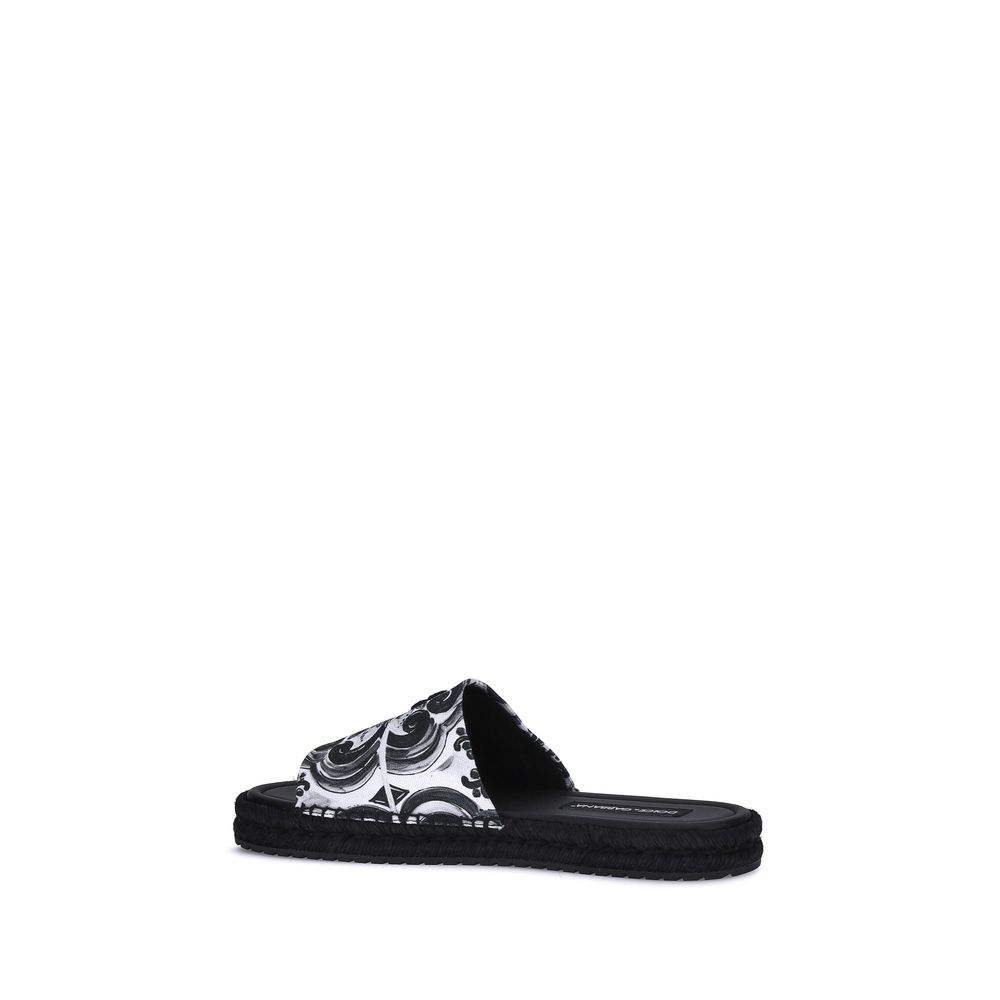 Black Cotton Espadrilles