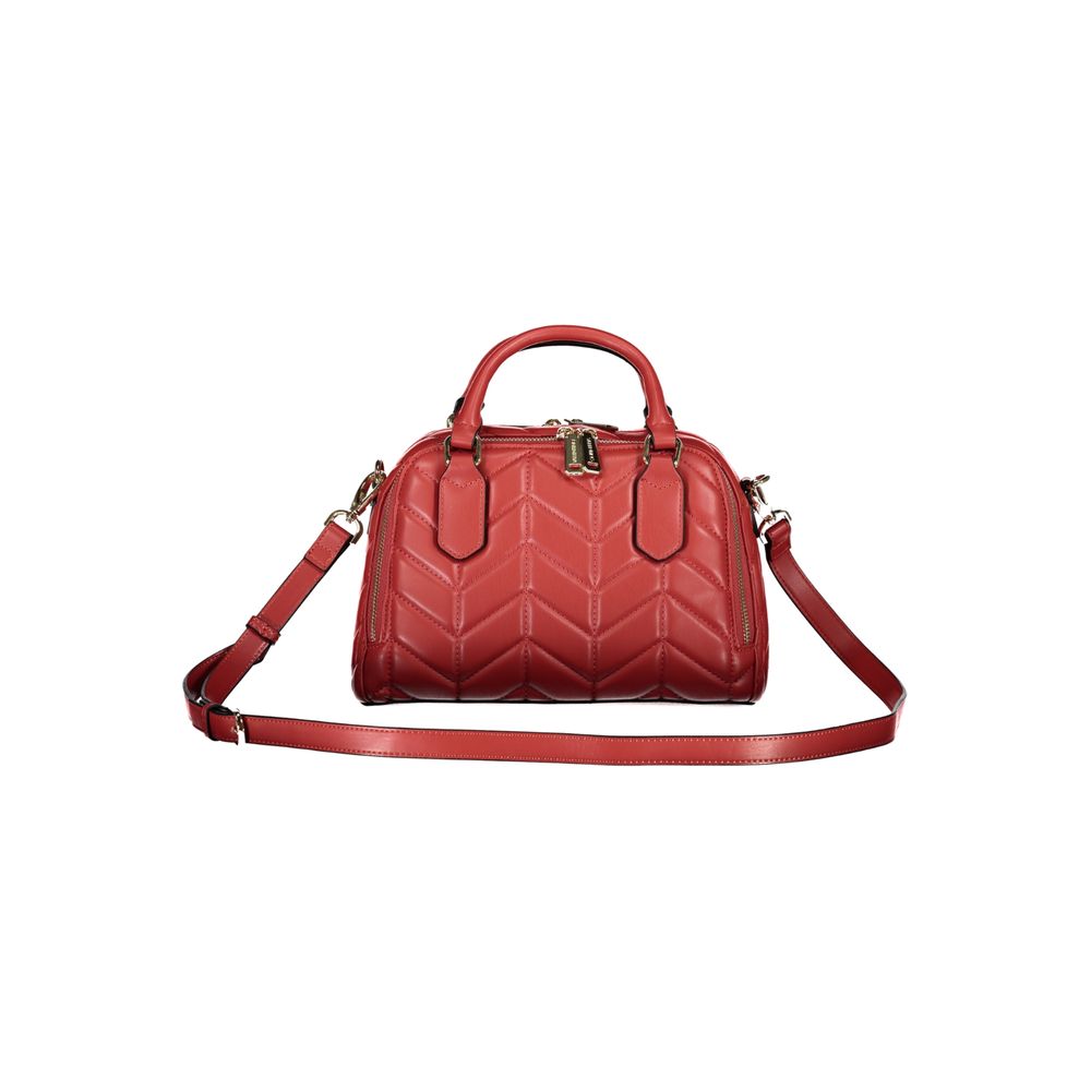 Red Polyethylene Women Handbag