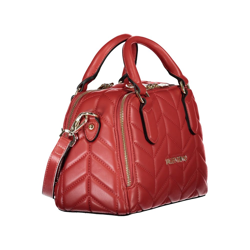Red Polyethylene Women Handbag