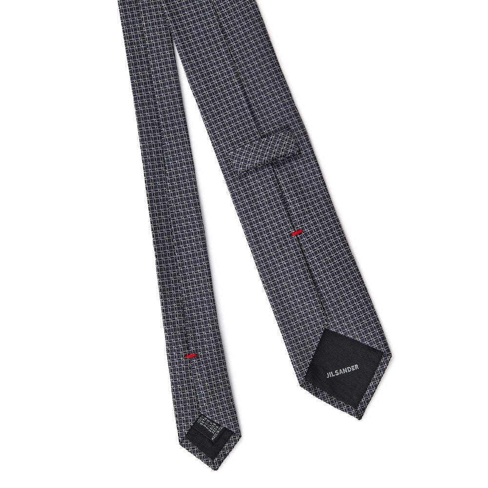Gray Silk Tie