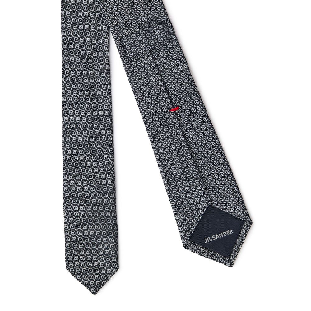 Gray Silk Tie