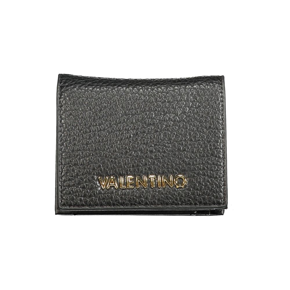 Black Polyurethane Women Wallet