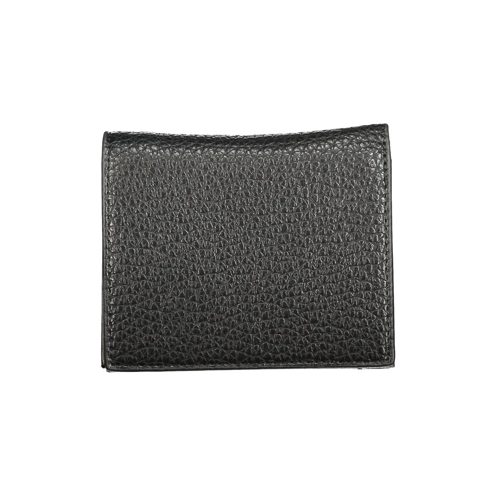 Black Polyurethane Women Wallet