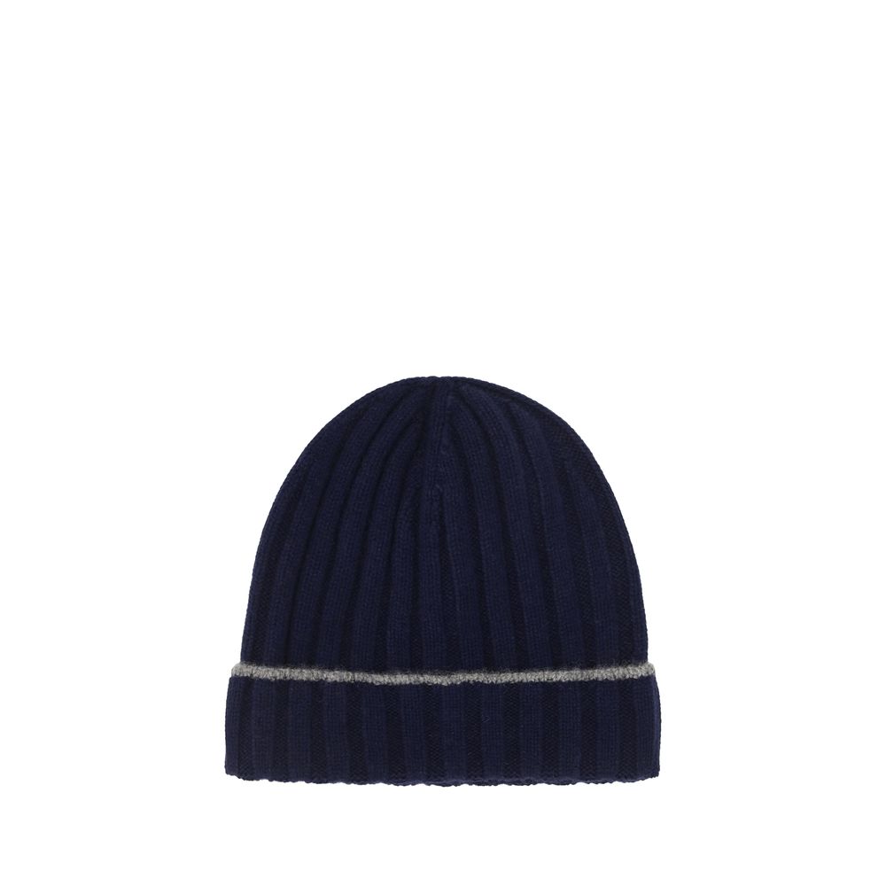 Blue Cashmere Beanie