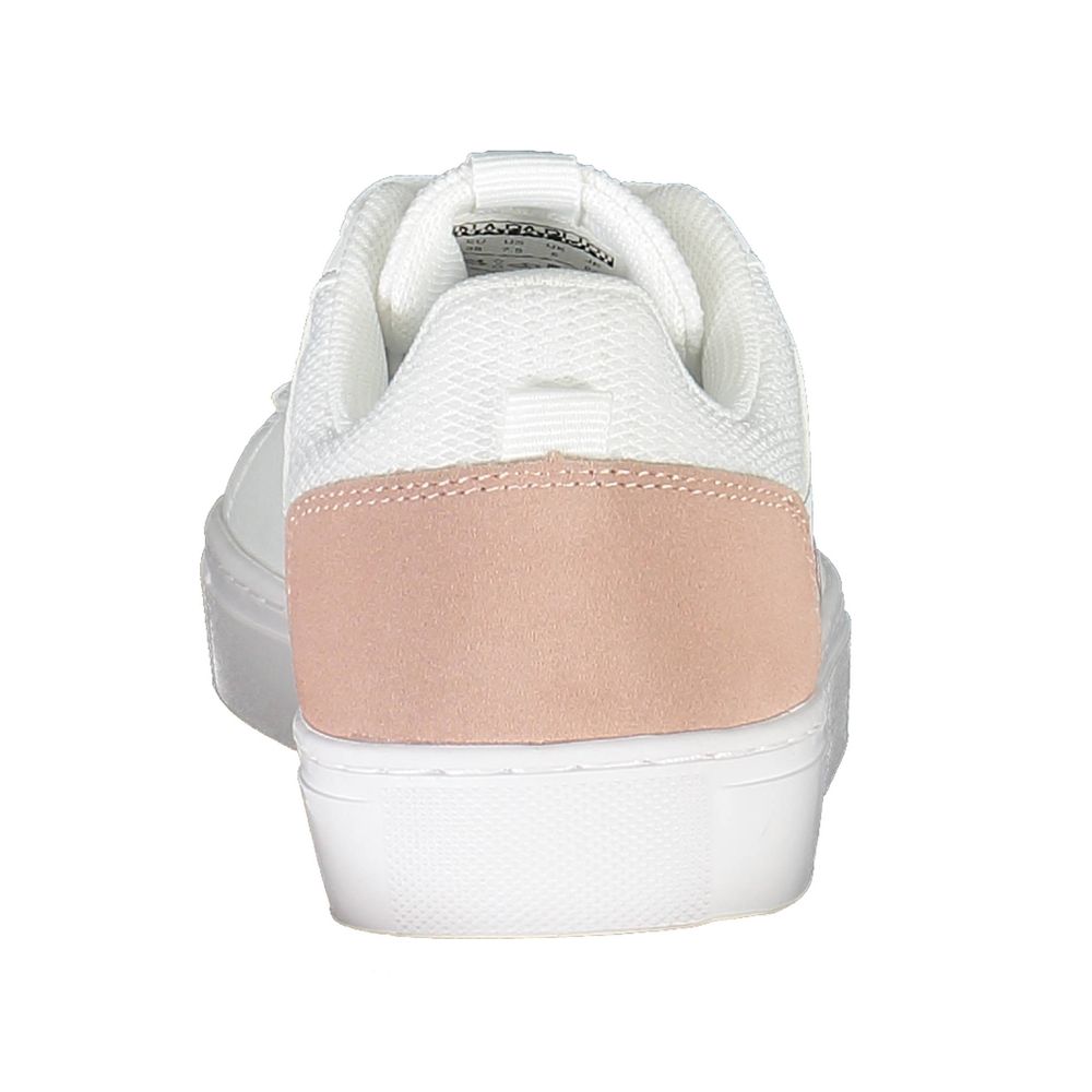 White Leather Women Sneaker