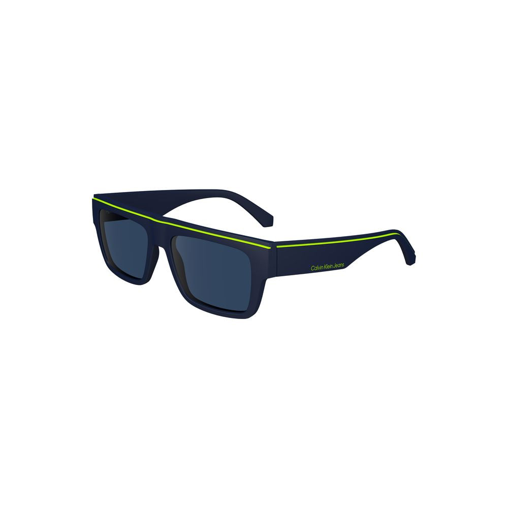 Blue Injected Plastic Men's Sunglasses