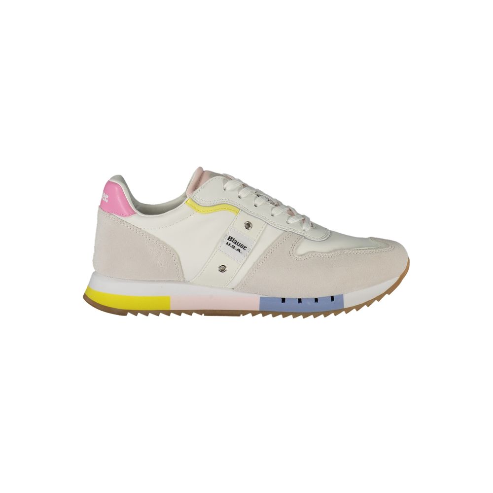 White Leather Women Sneaker