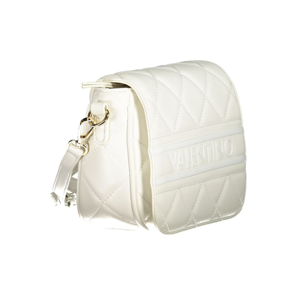 White Polyethylene Women Handbag