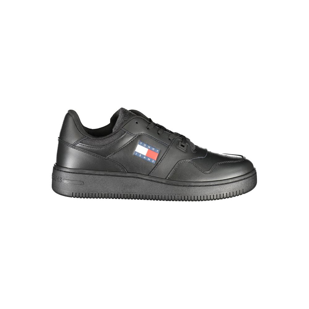 Pánská kožená černá teniska
