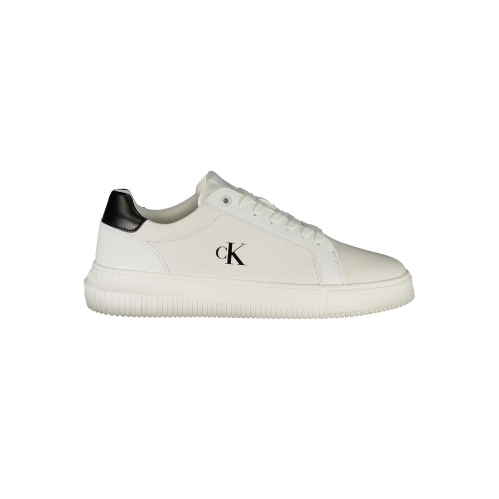 White Leather Men Sneaker