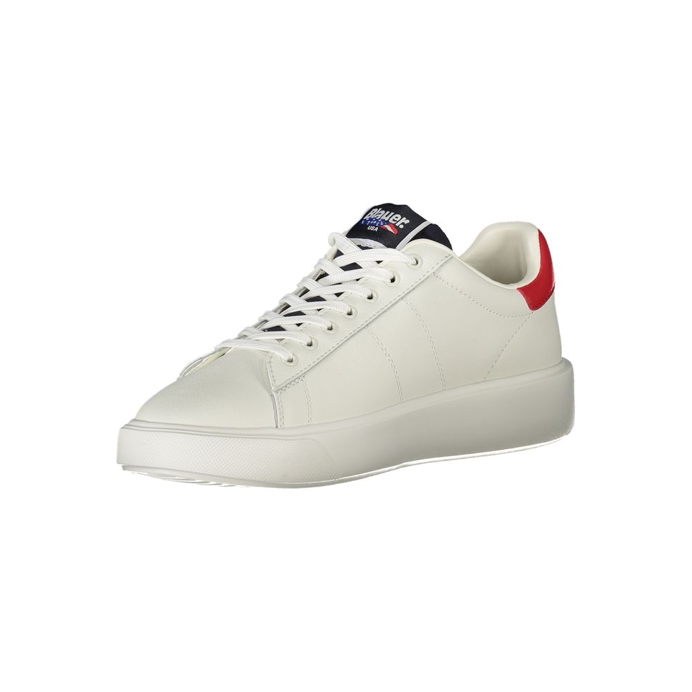 Bianco Polyurethane Men Sneaker