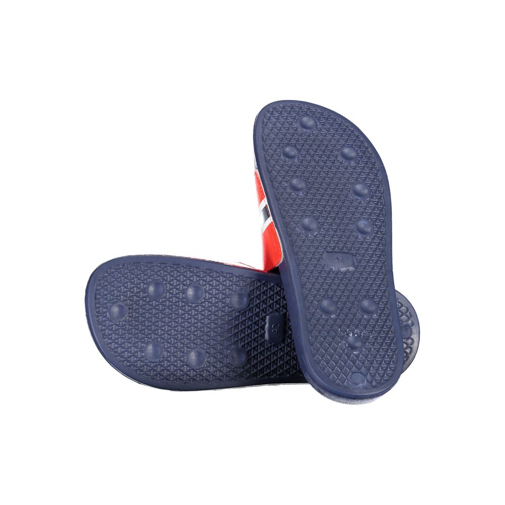 Blue Plastic Mens Slipper