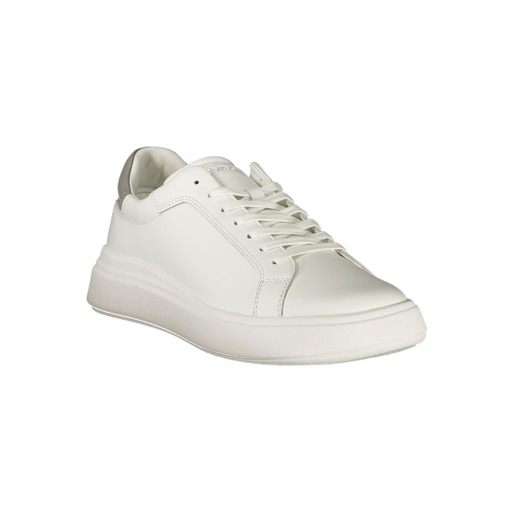 White Polyester Sneaker
