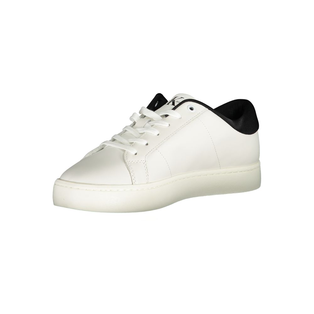 Bianco Polyurethane Men Sneaker
