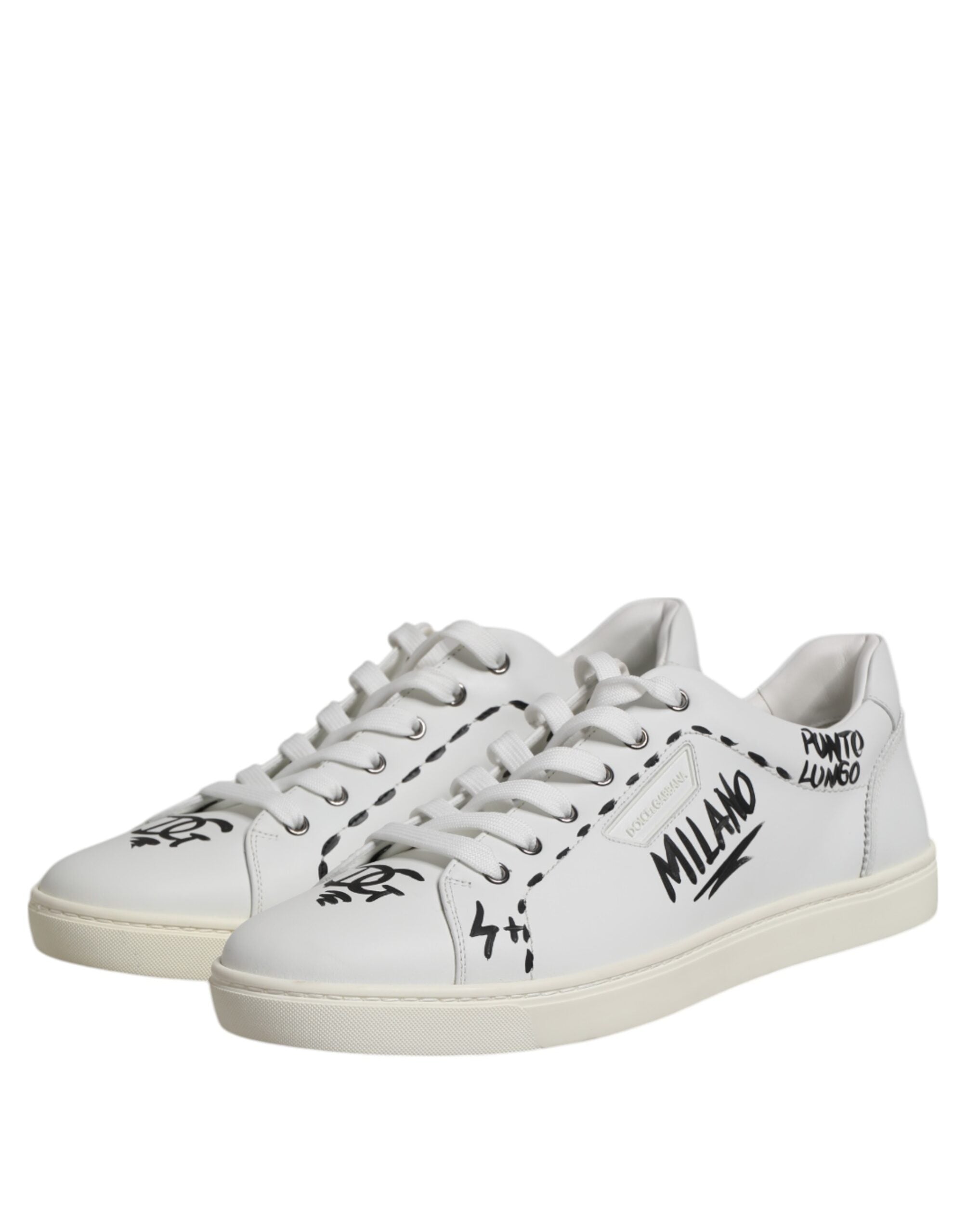 White London Calf Leather Men Sneakers Shoes