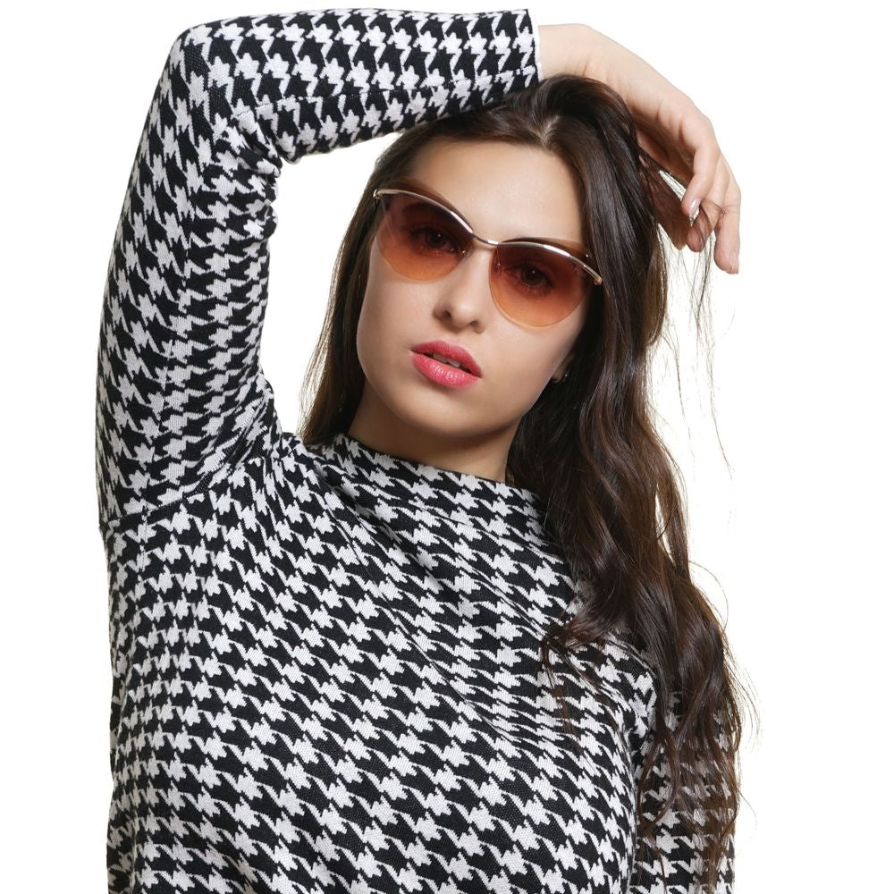 Gold Metal & Plastic Sunglasses