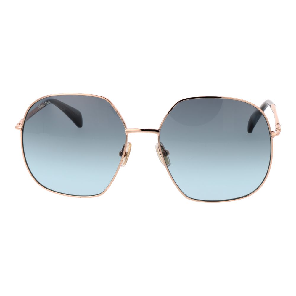 Rose Gold Metal Sunglasses