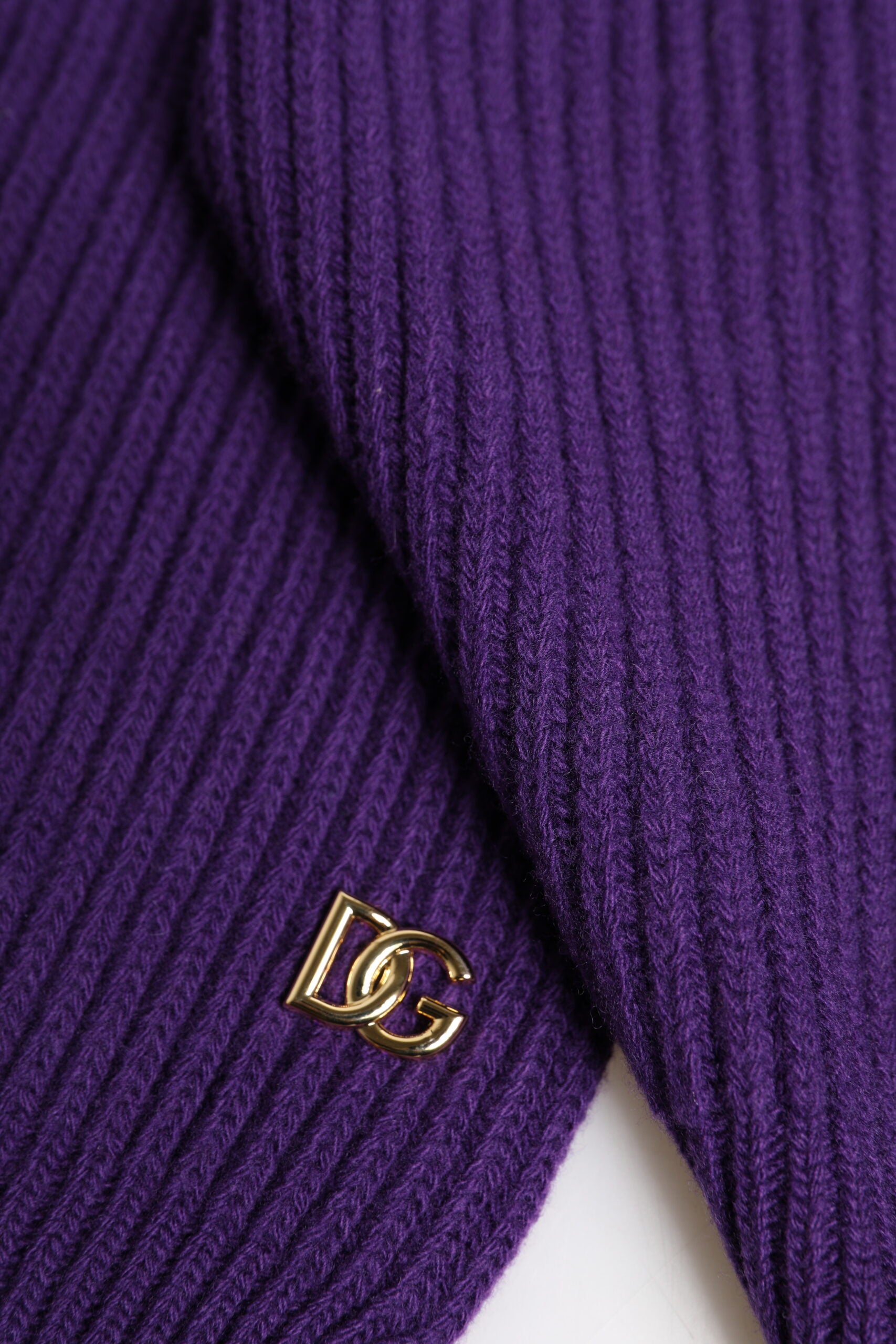 Purple DG Logo Neck Warmer Wrap Shawl Scarf