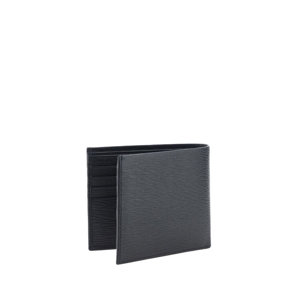 Black Calf Leather Bos Taurus Wallet
