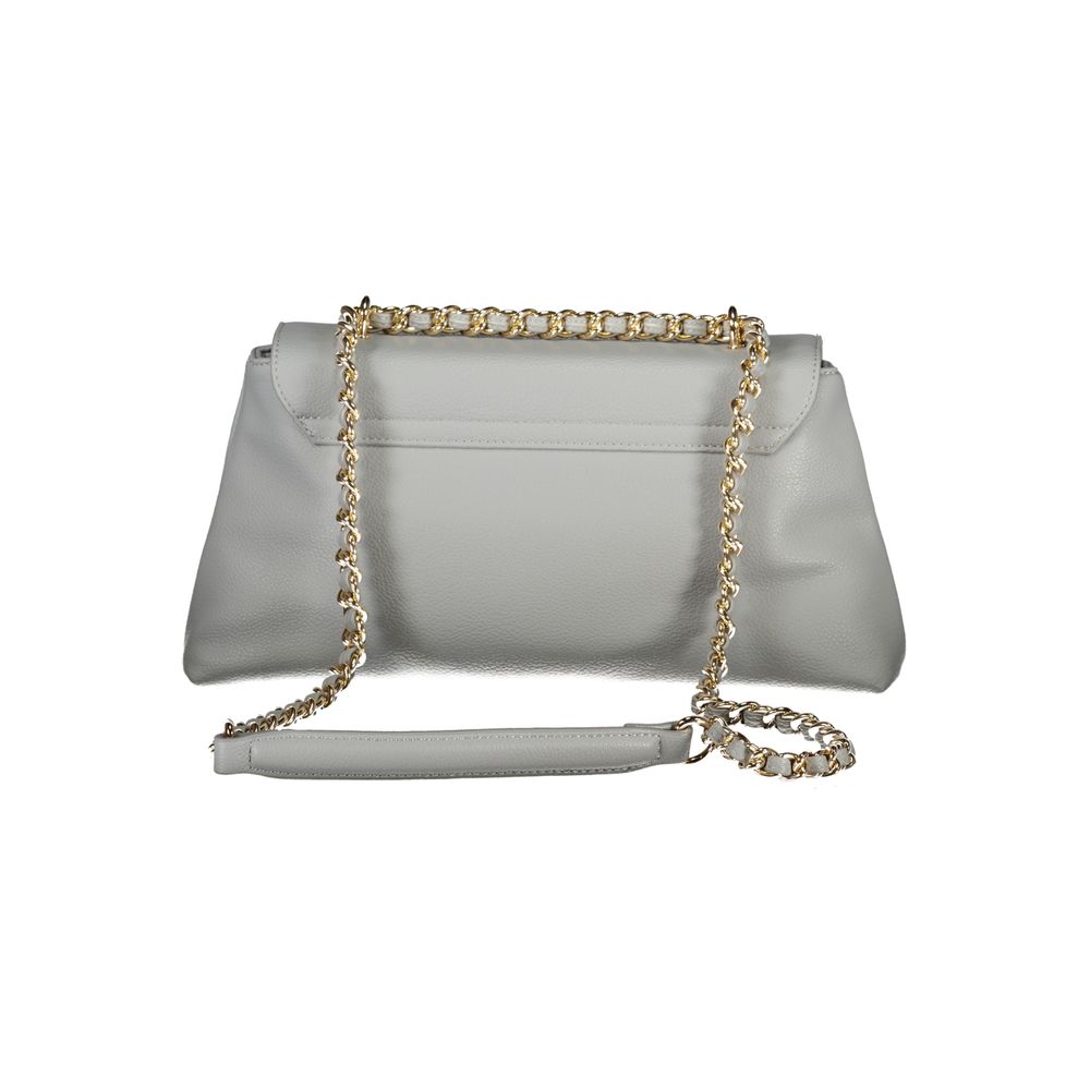 Grigio Polyurethane Women Shoulder Bag
