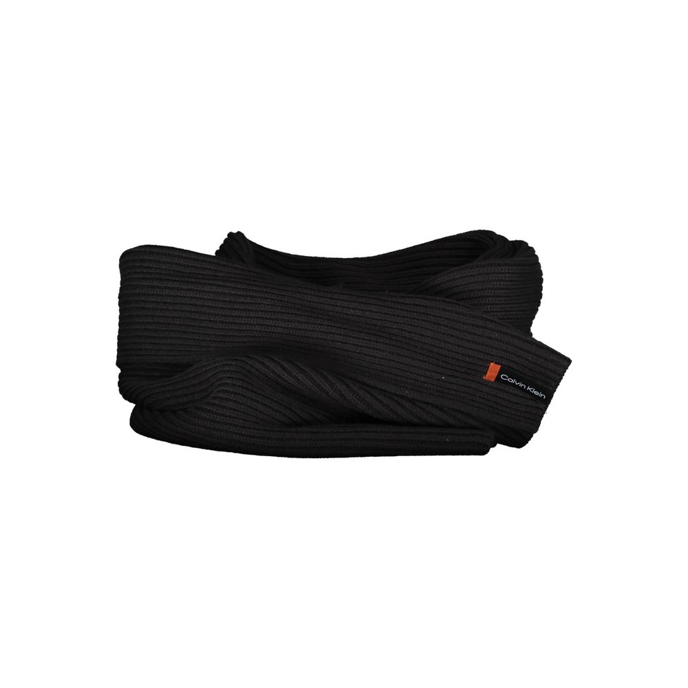 Černý bavlněný šátek