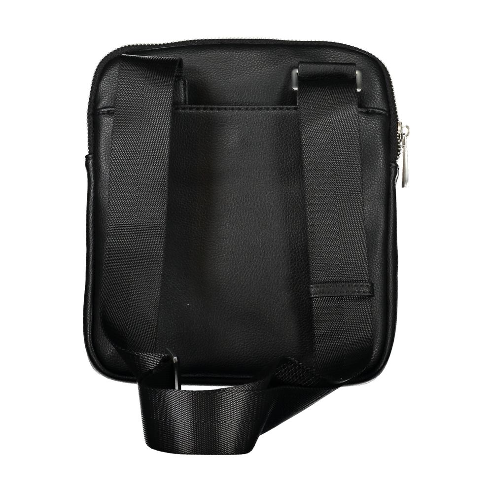 Black Polyethylene Shoulder Bag