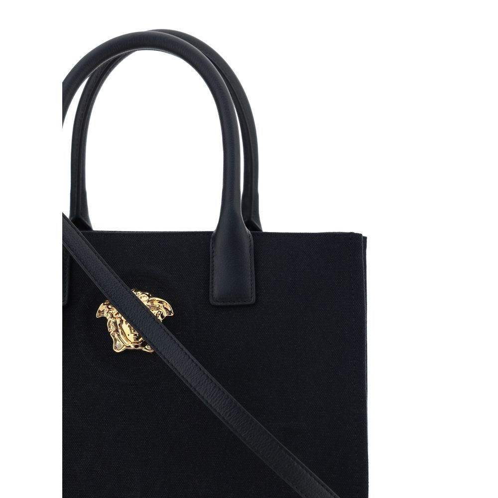 Black Cotton Shoulder Bag
