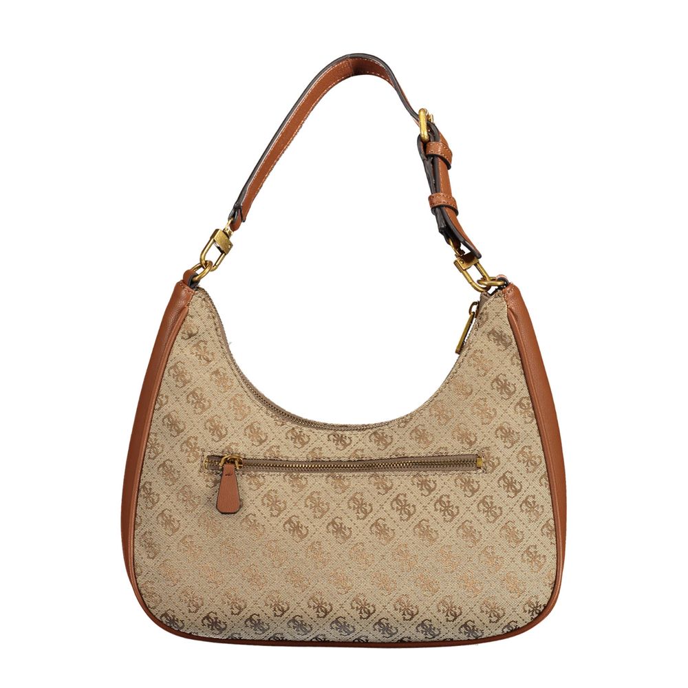 Hnědá polyethylenová kabelka