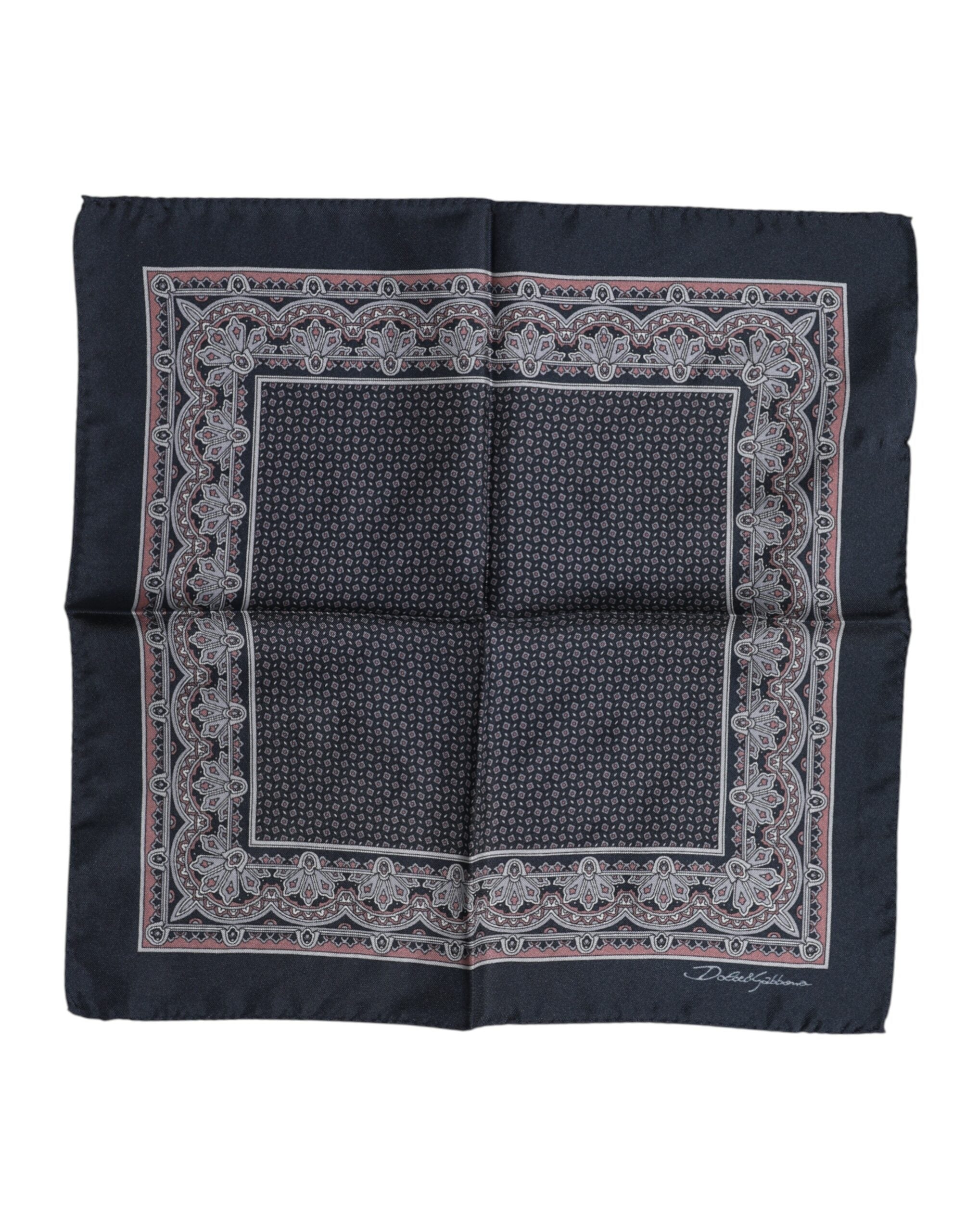 Vícebarevný fantasy hedvábný čtvercový šátek