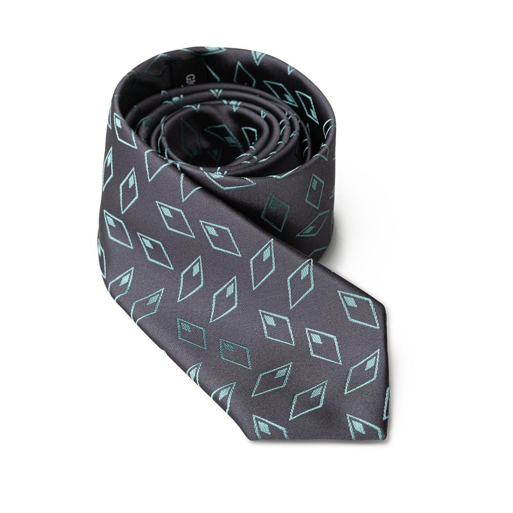 Gray Silk Tie