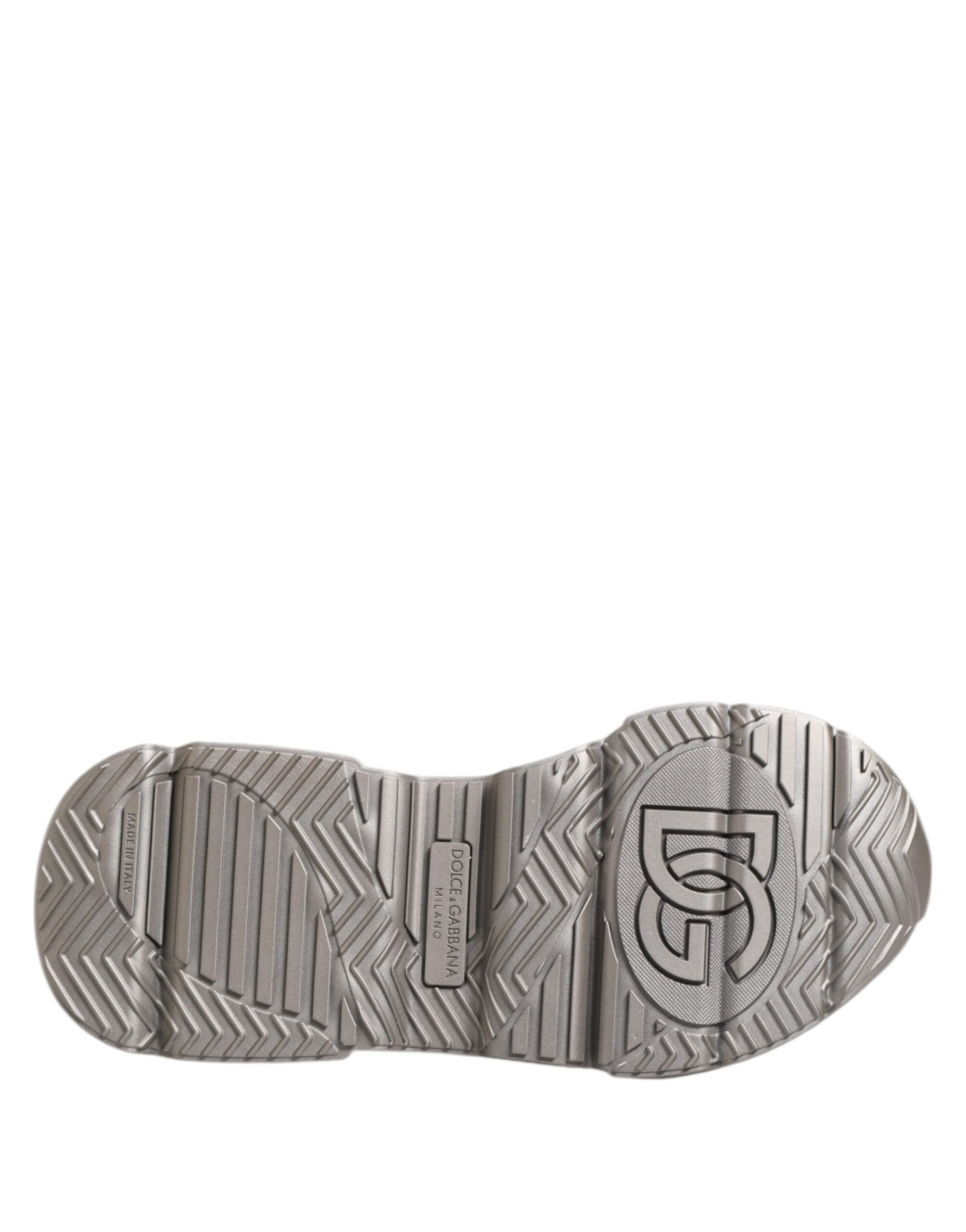 Pánské kožené tenisky DAYMASTER stříbrné barvy