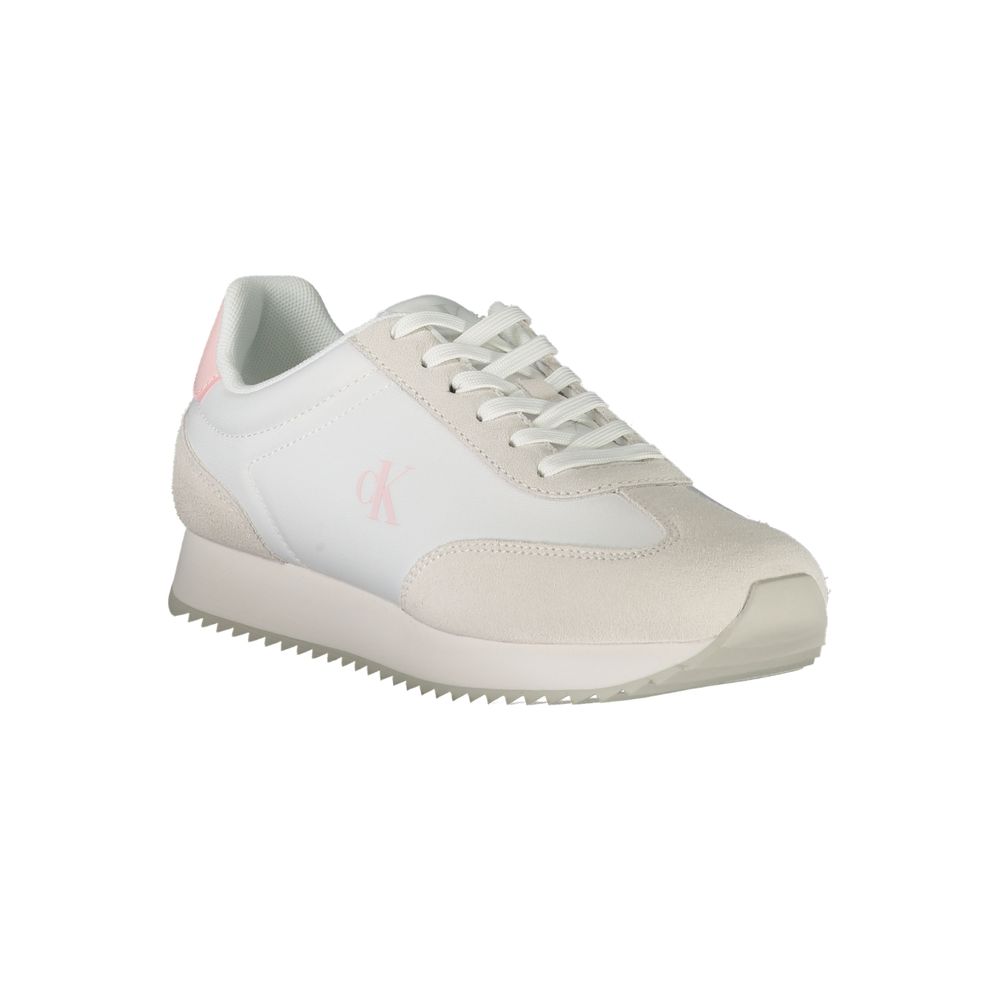Bianco Leather Woman Sneaker