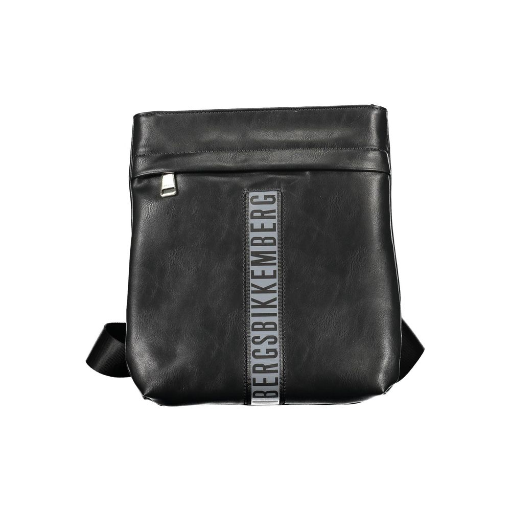Black Polyethylene Shoulder Bag
