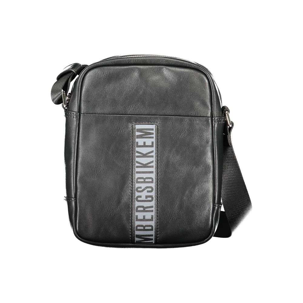 Black Polyethylene Shoulder Bag