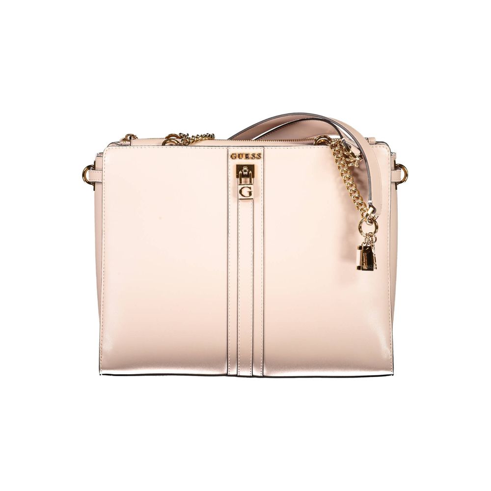 Růžová polyethylenová kabelka