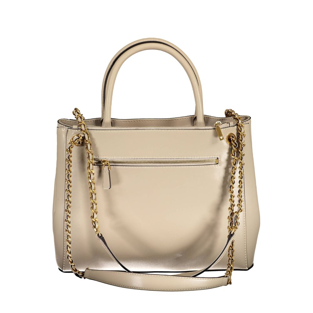 Béžová polyethylenová kabelka