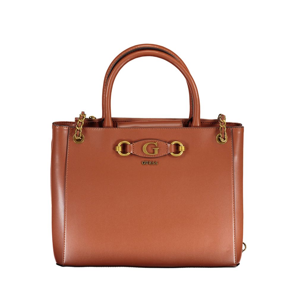 Hnědá polyethylenová kabelka