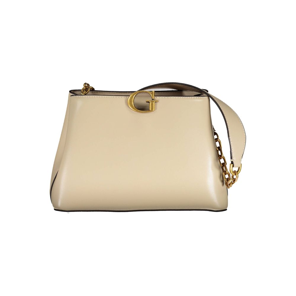 Béžová polyethylenová kabelka