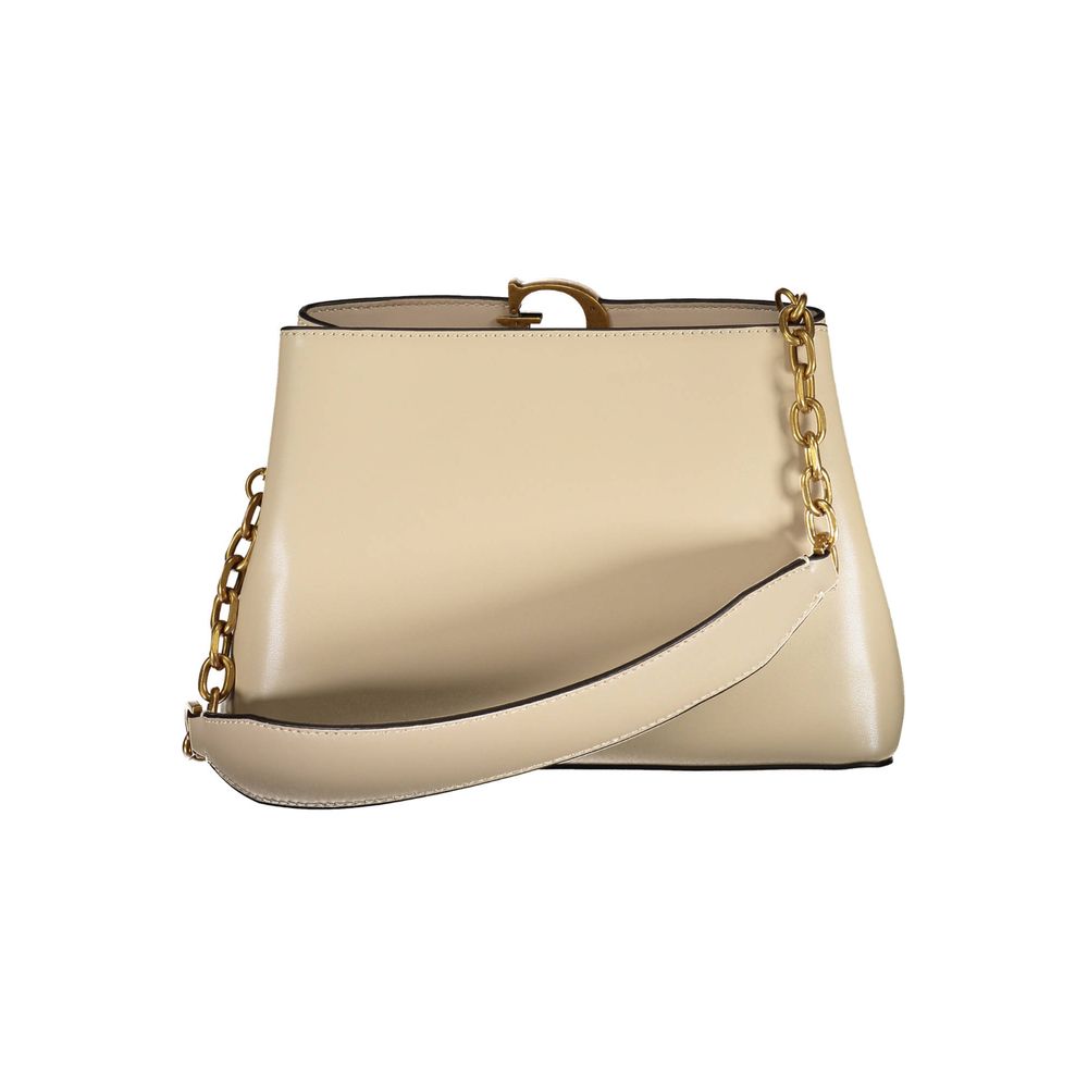 Béžová polyethylenová kabelka