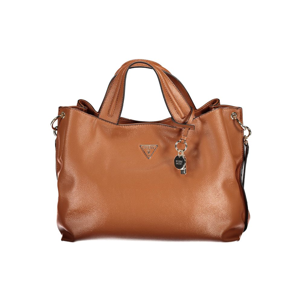 Hnědá polyethylenová kabelka