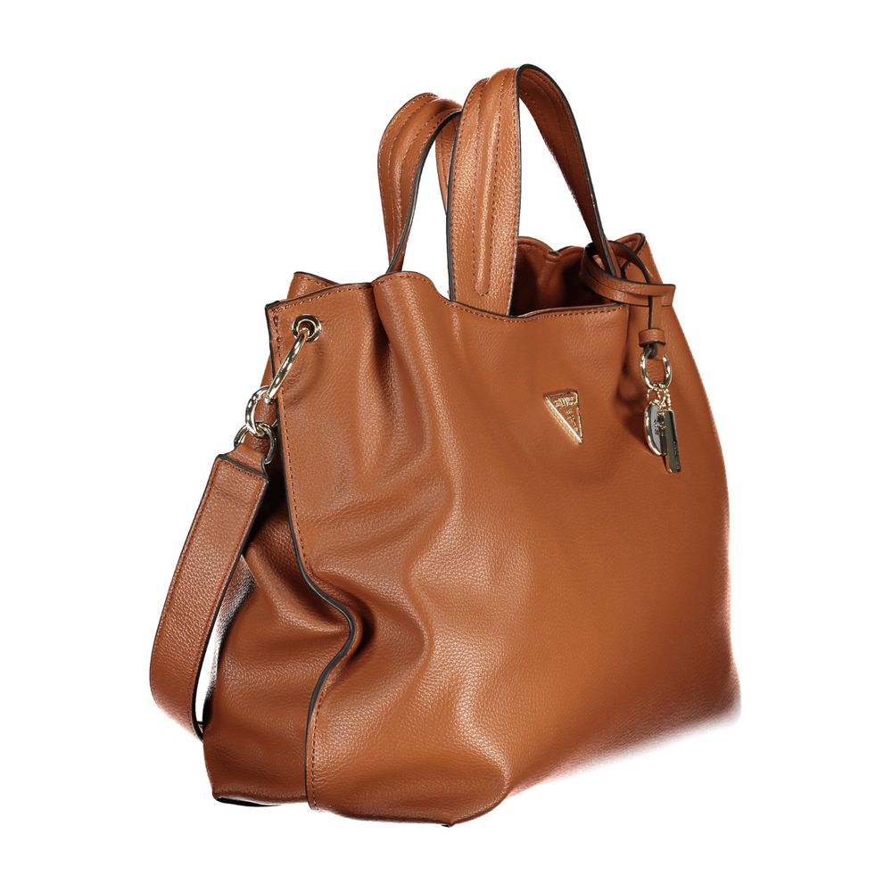 Hnědá polyethylenová kabelka