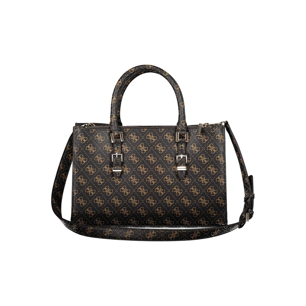 Hnědá polyethylenová kabelka