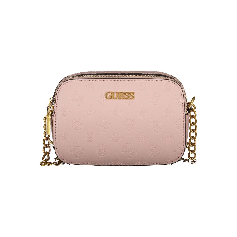 Růžová polyethylenová kabelka