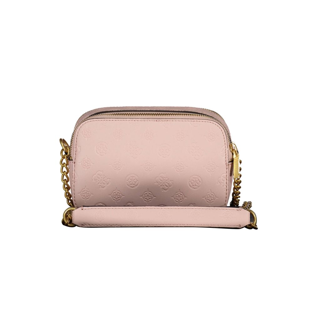 Růžová polyethylenová kabelka