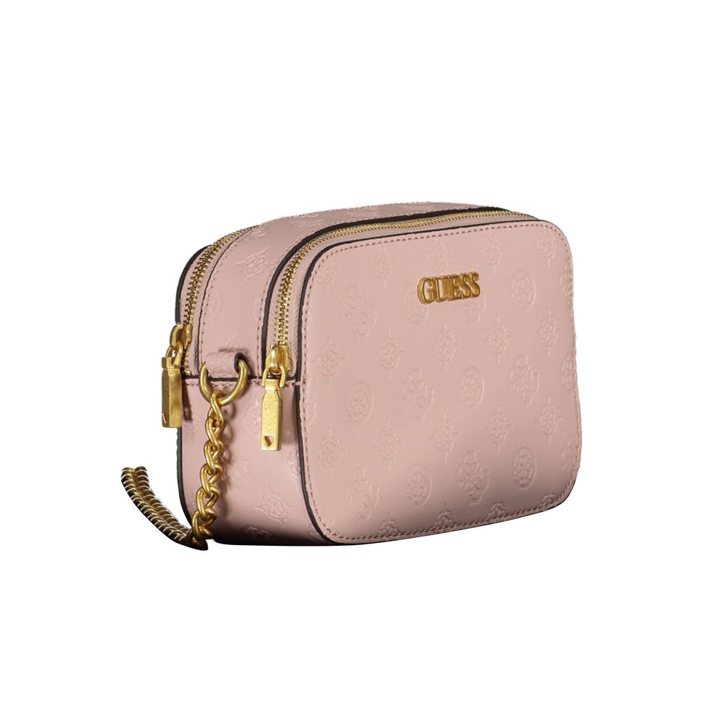 Růžová polyethylenová kabelka